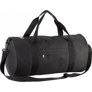 Sac fourre-tout forme tube KI0633 - Black personnalisable - Vue de face