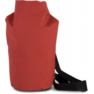 Sac étanche Roll-Top 10 litres KI0645 - Red personnalisable - Vue de face