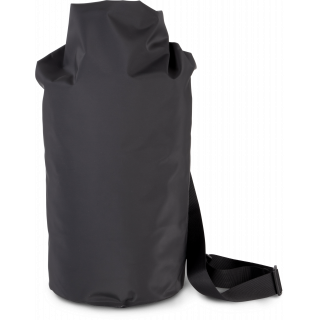 Sac étanche Roll-Top 20 litres KI0647 - Black personnalisable - Vue de face
