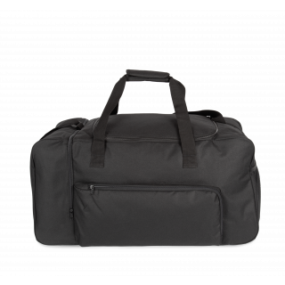 Grand sac de sport avec compartiment latéral KI0649 - Black personnalisable - Vue de face