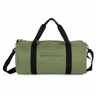 Sac tubulaire recyclé avec poche frontale KI0655 - Matcha Green personnalisable - Vue de face