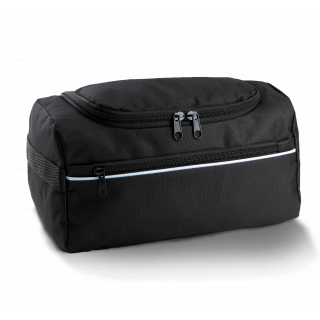 Trousse de toilette KI0712 - Black personnalisable - Vue de face
