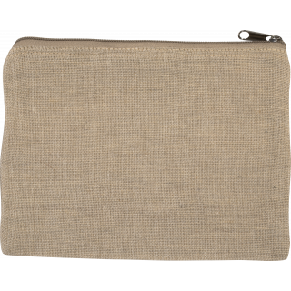 Pochette en juco KI0723 - Natural personnalisable - Vue de face