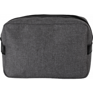 Trousse de toilette KI0725 - Graphite Grey Heather personnalisable - Vue de face