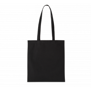 Sac shopping en bambou KI0755 - Black personnalisable - Vue de face