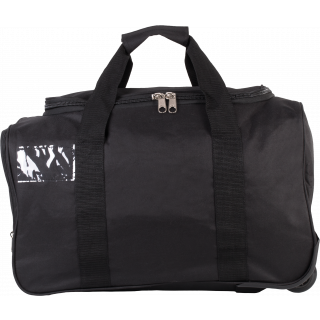 Sac de sport trolley KI0824 - Black personnalisable - Vue de face