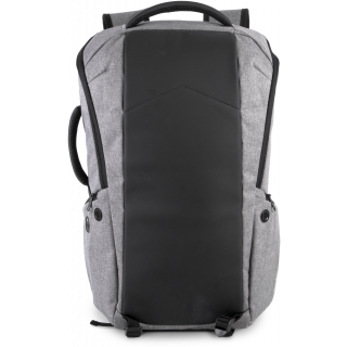Sac à dos antivol KI0888 - Graphite Grey Heather / Black personnalisable - Vue de face