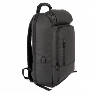 Sac à dos business avec support pour ordinateur KI0932 - Black personnalisable - Vue de face