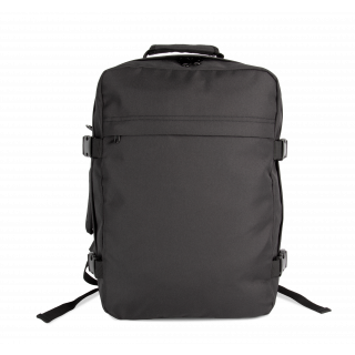 Sac à dos de voyage multi-usages KI0943 - Black personnalisable - Vue de face