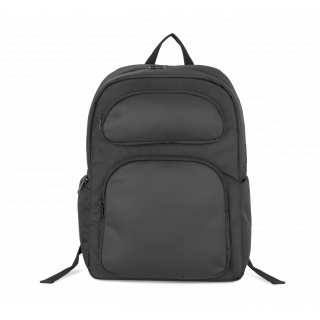Sac à dos business avec compartiment pour ordinateur portable KI0946 - Black personnalisable - Vue de face