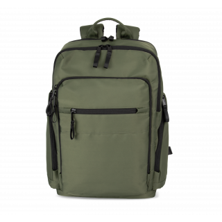 Sac à dos business premium KI0958 - Caper Green personnalisable - Vue de face