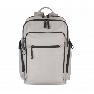 Sac à dos business premium KI0958 - Light Grey personnalisable - Vue de face