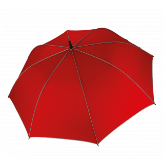Parapluie de golf ouverture automatique KI2006 - Red / Light Grey personnalisable - Vue de face