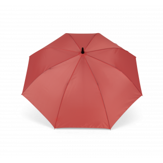 Grand parapluie de golf KI2008 - True Coral personnalisable - Vue de face