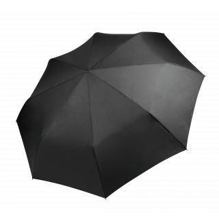 Mini parapluie pliable KI2010 - Black personnalisable - Vue de face
