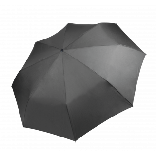 Mini parapluie pliable KI2010 - Dark Grey personnalisable - Vue de face
