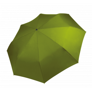 Mini parapluie pliable KI2010 - Burnt Lime personnalisable - Vue de face