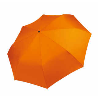 Mini parapluie pliable KI2010 - Orange personnalisable - Vue de face