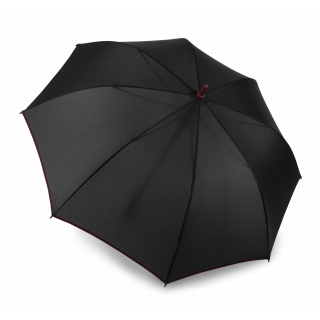 Parapluie automatique KI2018 - Black / Wine personnalisable - Vue de face