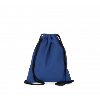 Petit sac à dos recyclé à cordon coulissant - Taille enfant KI5103 - Deep Water personnalisable - Vue de face