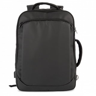 Sac à dos business pour documents et ordinateur portable/tablette Kialma par K-loop KI5110 - Black personnalisable - Vue