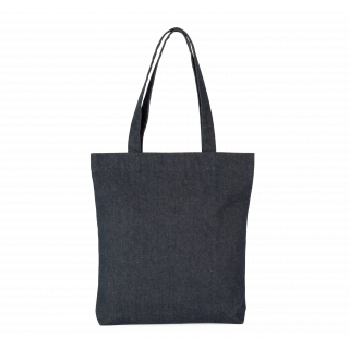 Sac shopping denim KI5228 - Recycled Denim personnalisable - Vue de face