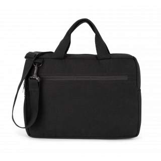 Sac porte-ordinateur K-loop KI5402 - Black Jhoot personnalisable - Vue de face