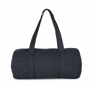 Sac polochon denim KI5606 - Recycled Denim personnalisable - Vue de face