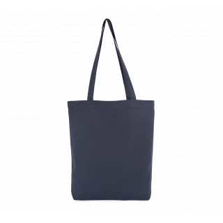 Sac cabas en coton recyclé KI5802 - Moonlight Navy personnalisable - Vue de face