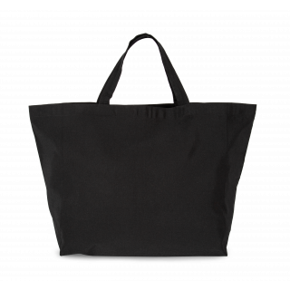 Sac shopping Made in France KI5812 - Black personnalisable - Vue de face