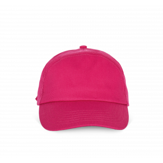 Bahia - Casquette 7 panneaux KP013 - Fuchsia personnalisable - Vue de face