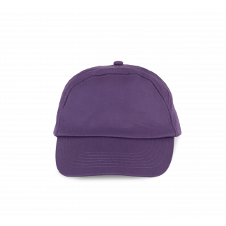 Bahia - Casquette 7 panneaux KP013 - Purple personnalisable - Vue de face