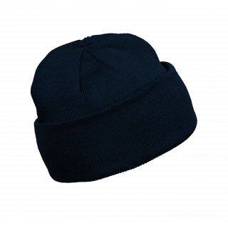 Bonnet tricoté KP031 - Navy personnalisable - Vue de face