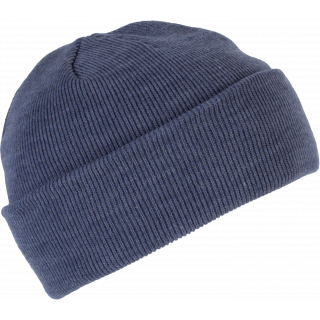Bonnet tricoté KP031 - Blue Heather personnalisable - Vue de face