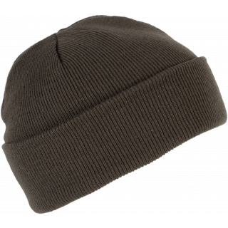 Bonnet tricoté KP031 - Khaki personnalisable - Vue de face