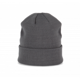 Bonnet tricoté KP031 - Convoy Grey personnalisable - Vue de face