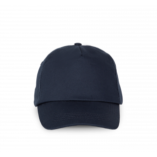 First - Casquette 5 panneaux KP034 - Navy personnalisable - Vue de face