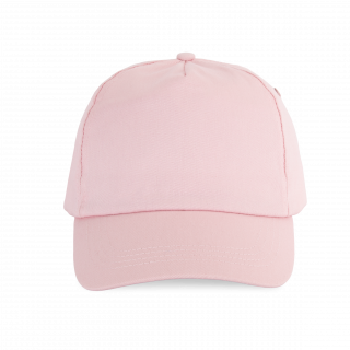 First - Casquette 5 panneaux KP034 - Pink personnalisable - Vue de face
