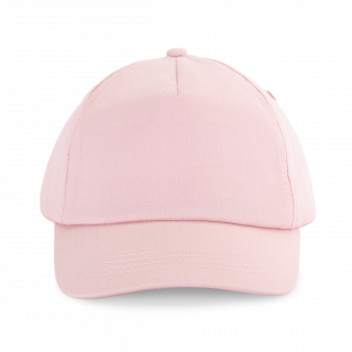 First kids - Casquette enfant 5 panneaux KP041 - Pink personnalisable - Vue de face