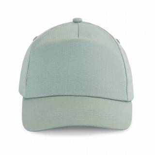 First kids - Casquette enfant 5 panneaux KP041 - Sage personnalisable - Vue de face