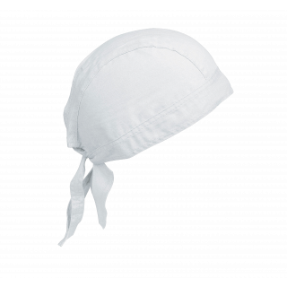 Cap bandana - Bandana unisexe KP044 - White personnalisable - Vue de face