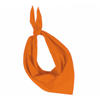 Fiesta - Bandana KP064 - Orange personnalisable - Vue de face