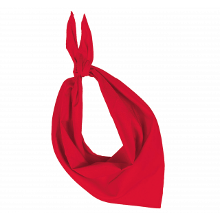 Fiesta - Bandana KP064 - Red personnalisable - Vue de face