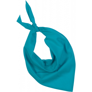 Fiesta - Bandana KP064 - Turquoise personnalisable - Vue de face