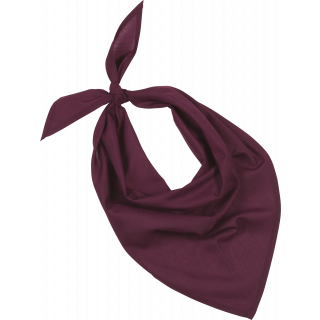 Fiesta - Bandana KP064 - Wine personnalisable - Vue de face