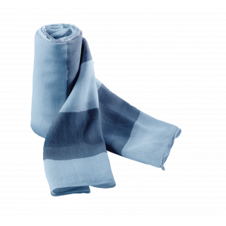 Chèche KP067 - Ice Blue / Denim personnalisable - Vue de face