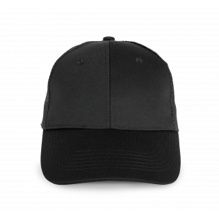 Casquette Trucker KP110 - Black personnalisable - Vue de face