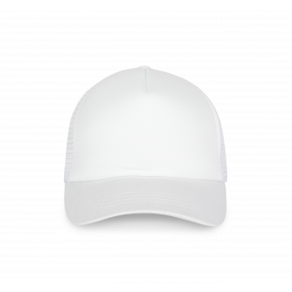 Casquette trucker - 5 panneaux KP111 - White personnalisable - Vue de face