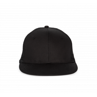 Casquette Trucker - 6 panneaux KP113 - Black personnalisable - Vue de face