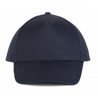 Casquette coton - 5 panneaux KP116 - Navy personnalisable - Vue de face